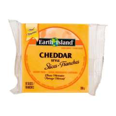 Earth Island, Cheddar Slices *V Earth Island, Cheddar Slices *V