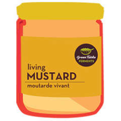 Green Table, Raw Mustard Green Table, Raw Mustard