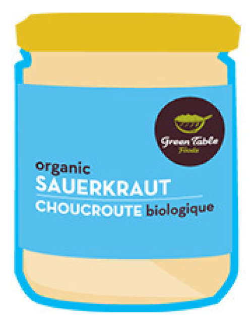Green Table, Organic Raw Sauerkraut