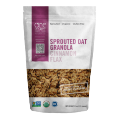 One Degree Sprouted Cinnamon Flax Granola One Degree Sprouted Cinnamon Flax Granola