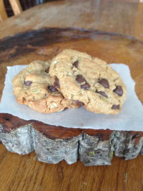 Nut Butter Chocolate Chip Cookies, of course GF too
